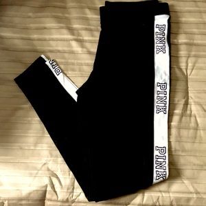 VICTORIAS SECRET PINK LEGGINGS SIZE M